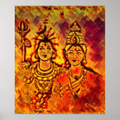 Lord Shiva Parvati Poster (Vorne)