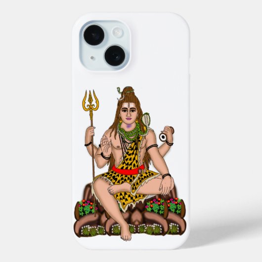 Lord Shiva Phone Case (Rückseite)