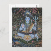 Lord Shiva Post Card Postkarte (Vorne/Hinten)
