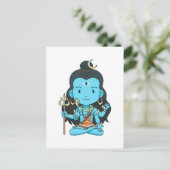 Lord Shiva Postcard Postkarte (Stehend Vorderseite)