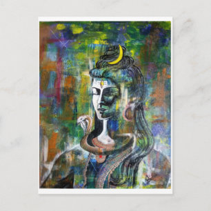 Lord Shiva Postcard Postkarte