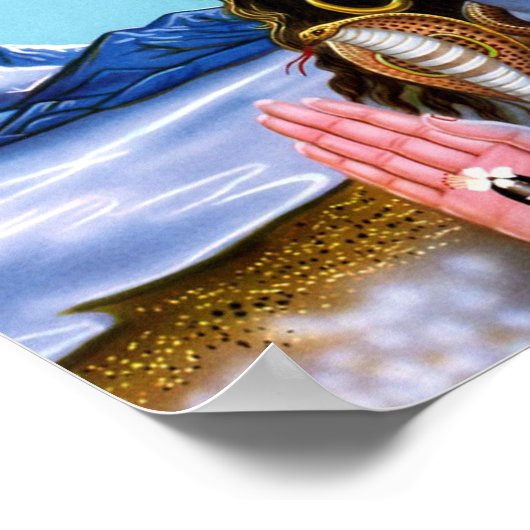 Lord Shiva Poster (Ecke)