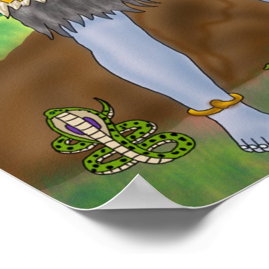 Lord Shiva Poster (Ecke)