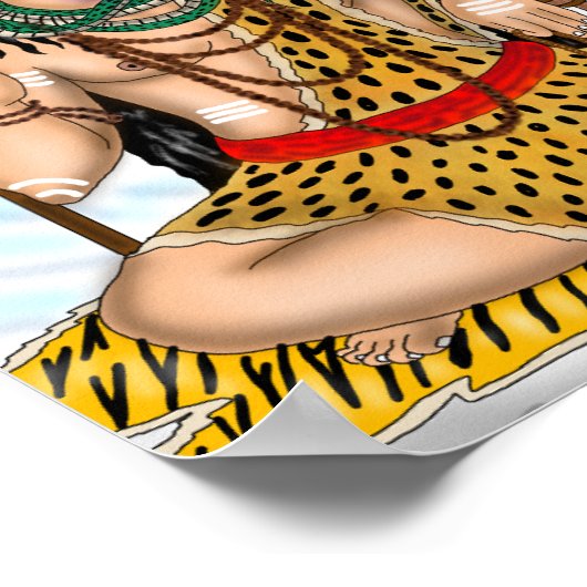 Lord Shiva Poster (Ecke)