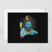 Lord Shiva Postkarte (Vorne/Hinten)