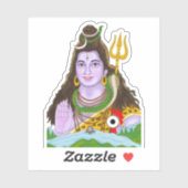 Lord Shiva Sticker (Blatt)