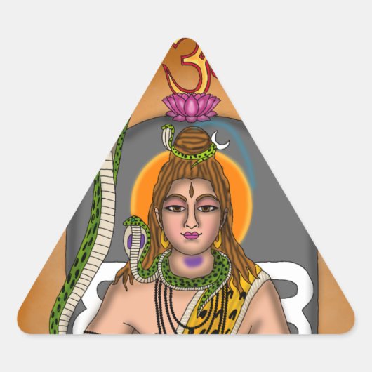 Lord Shiva Sticker (Vorderseite)