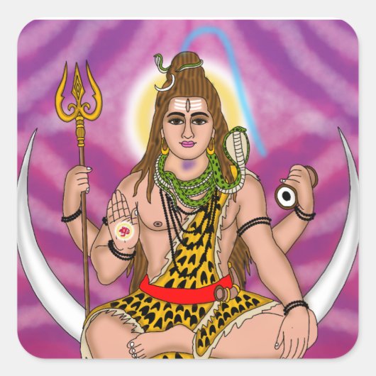 Lord Shiva Stickers (Vorderseite)