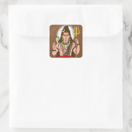 Lord Shiva Stickers (Tasche)