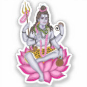 Lord Shiva Stickers Aufkleber (Vorderseite)