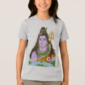 Lord Shiva T-Shirt Tri-Blend Shirt (Vorderseite)