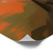 Lord Shiva über Nandi Poster (Ecke)