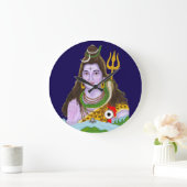 Lord Shiva Wall Clock Große Wanduhr (Zuhause)