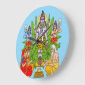 Lord Shiva Wanduhr (Winkel)