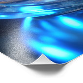 Lord Shree Ganesha Crystal & Diamond Skulptur Fotodruck (Ecke)