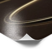 Lord Shree Ganesha Crystal & Diamond Skulptur Fotodruck (Ecke)