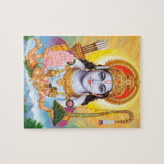 Lord Shree Ram Hindu Religion Puzzle (Horizontal)