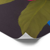 Lord Shri Krishna Hindu Deity AI Generiert Poster (Ecke)