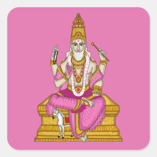Lord Shukra Dev Aufkleber (Vorderseite)