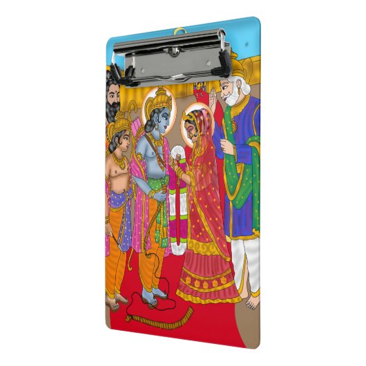 Lord Sita Ram Mini Klemmbrett (Gewinkelt2)