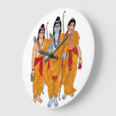 Lord Sitaram Clock Große Wanduhr (Winkel)