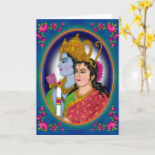 Lord Sitaram Greeting Card Karte (Gelbe Blume)
