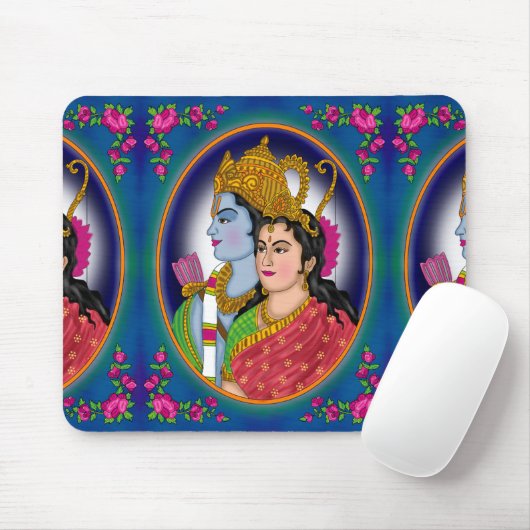 Lord SitaRam Mouse Pad Mousepad (Mit Mouse)