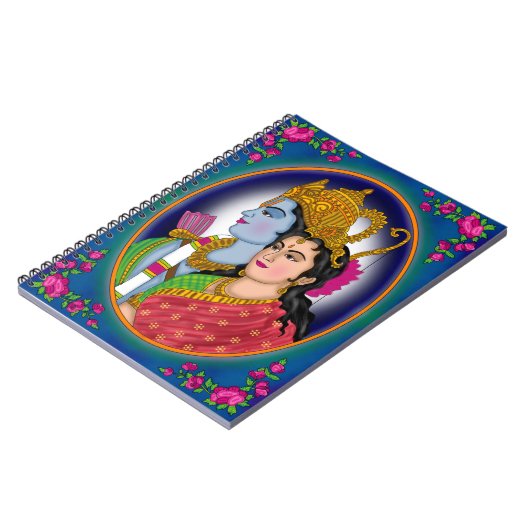Lord Sitaram Notebook Notizblock (Linke Seite)