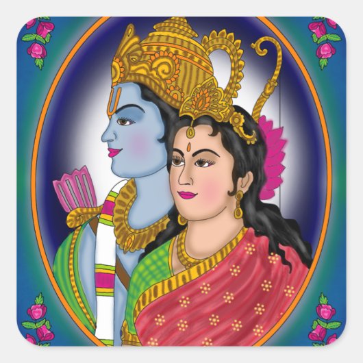 Lord Sitaram Sticker (Vorderseite)