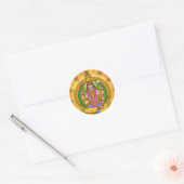 Lord Sun (Surya) Astrologie-Aufkleber Runder Aufkleber (Umschlag)