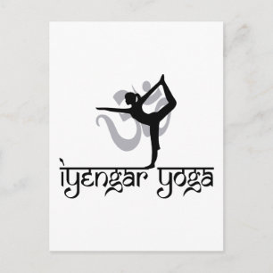 Lord The Dance Pose Iyengar Yoga Geschenk Postkarte