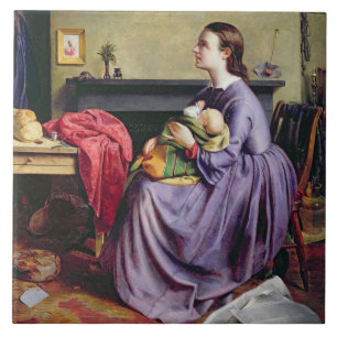 Lord, Thy wird, 1855 getan (Öl auf Leinwand) Fliese