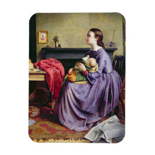 Lord, Thy wird, 1855 getan (Öl auf Leinwand) Magnet