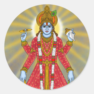 Lord Vishnu Aufkleber