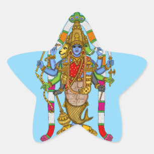 Lord Vishnu Aufkleber