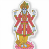 Lord Vishnu Aufkleber (Vorderseite)