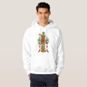 Lord Vishnu Kapuzenpullover Hoodie (Vorne ganz)