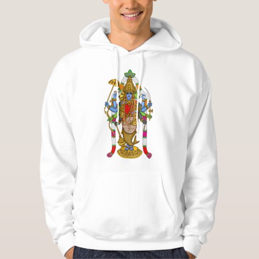 Lord Vishnu Kapuzenpullover Hoodie (Vorderseite)