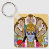 Lord Vishnu Keychain Schlüsselanhänger (Vorderseite)