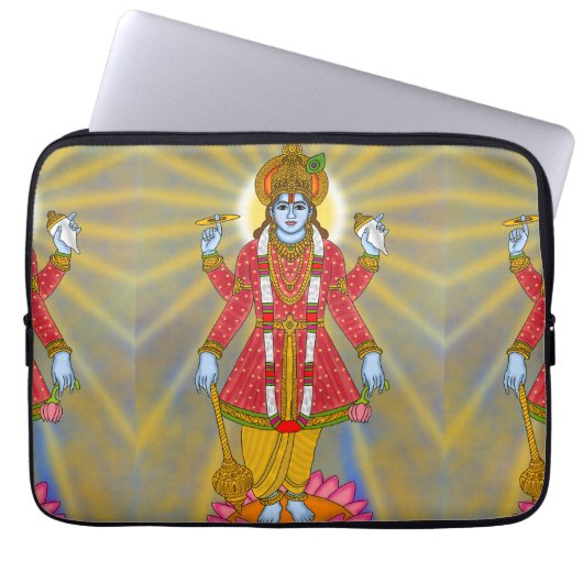 Lord Vishnu Laptop-Hülle Laptopschutzhülle (Vorderseite)
