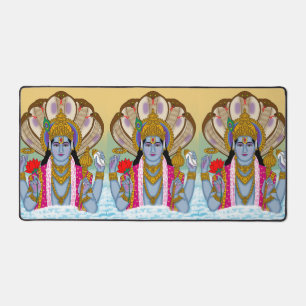 Lord Vishnu-Mauspad Schreibtischunterlage