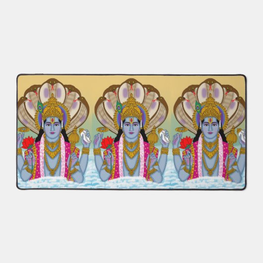 Lord Vishnu Mouse pad Schreibtischunterlage (Vorderseite)
