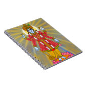 Lord Vishnu notebook Notizblock (Rechte Seite)