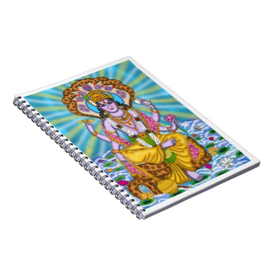 Lord Vishnu-Notebook Notizblock (Rechte Seite)