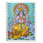 Lord Vishnu-Notebook Notizblock (Vorderseite)