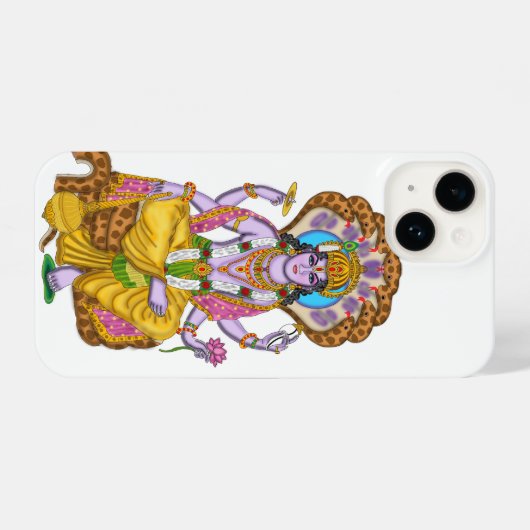 Lord Vishnu Phone Case iPhone Hülle (Rückseite (Horizontal))