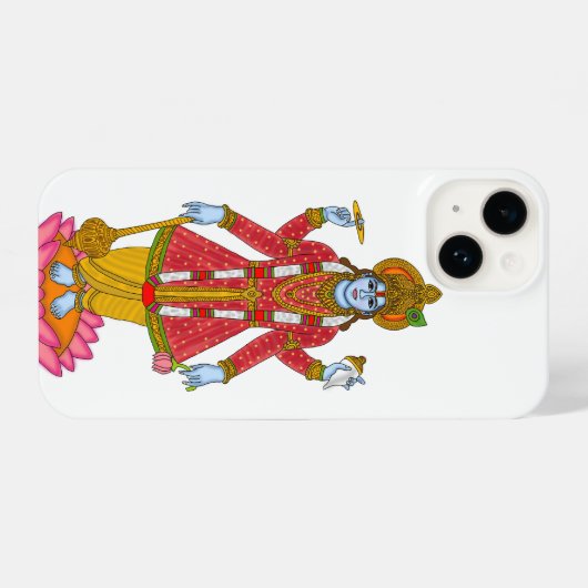 Lord Vishnu Phone Case iPhone Hülle (Rückseite (Horizontal))