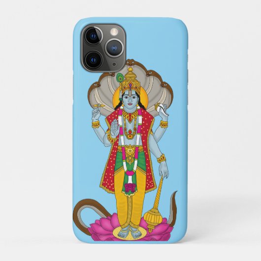 Lord Vishnu Phone Cover (Rückseite)