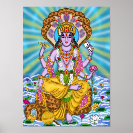 Lord Vishnu Poster (Vorne)