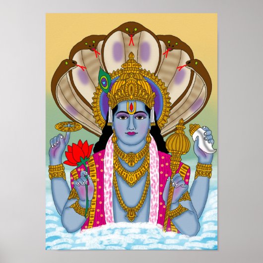 Lord Vishnu Poster (Vorne)